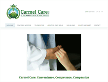 Tablet Screenshot of carmelcare.net
